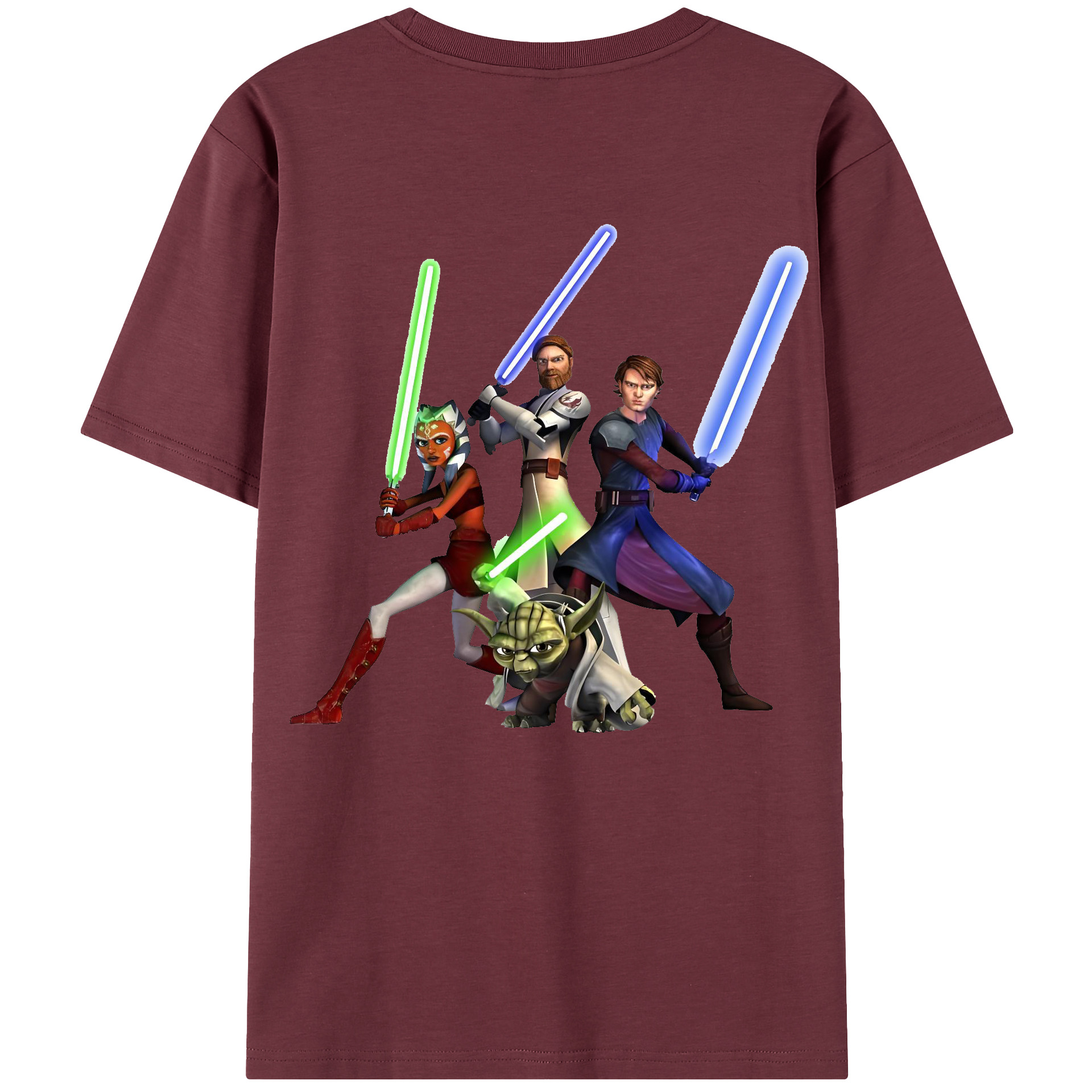 （画像用） スター・ウォーズ Star Wars 綿100％半袖Tシャツ（背面プリント）